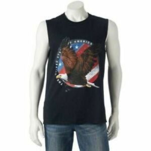 Men's Eagle Nest Tank Top, Size: Medium, Black